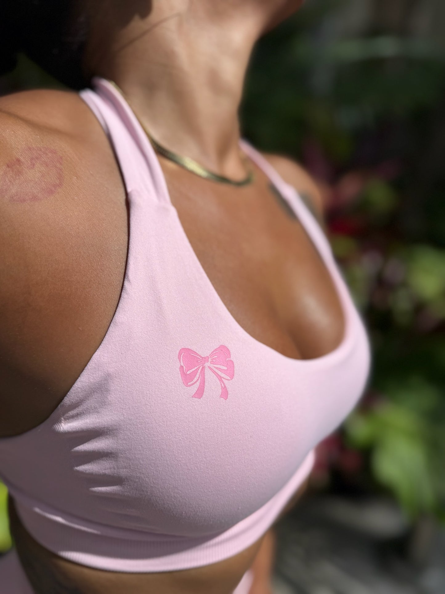 Super Pink Sports Bra
